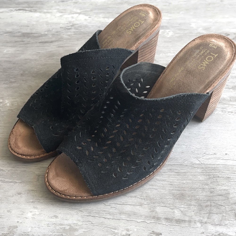 Toms Black Mule
